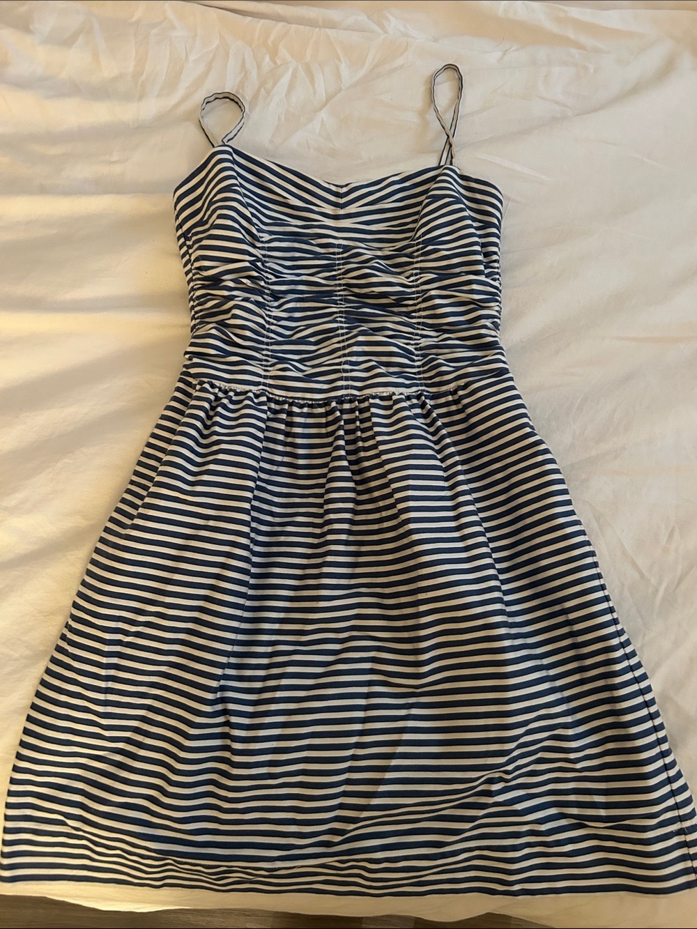Ralph Lauren Navy and White Striped Sundress